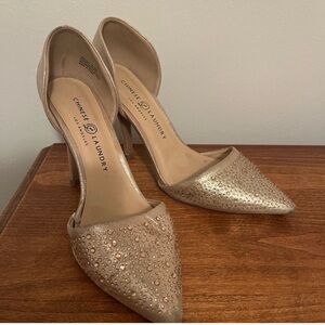 Chinese Laundry Sparkling Gold Heels